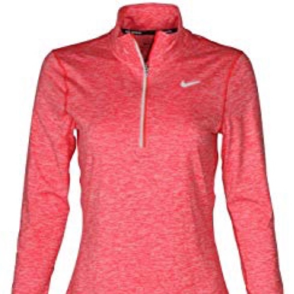 Nike Red Dri-Fit Quarter Zip